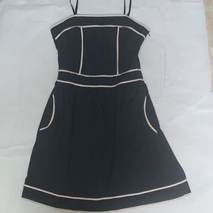 Piping halter dress